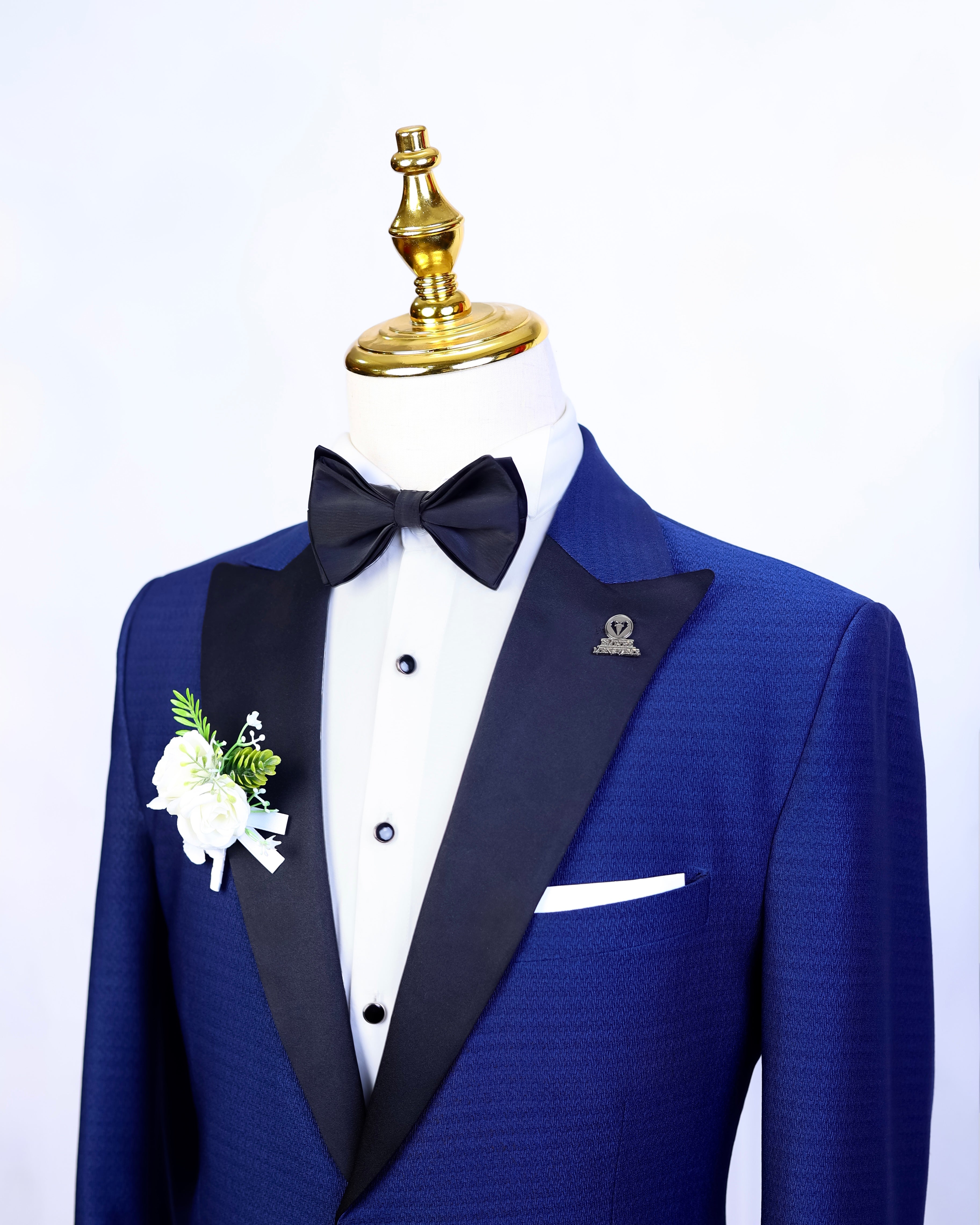 Blue Tuxedo Suit