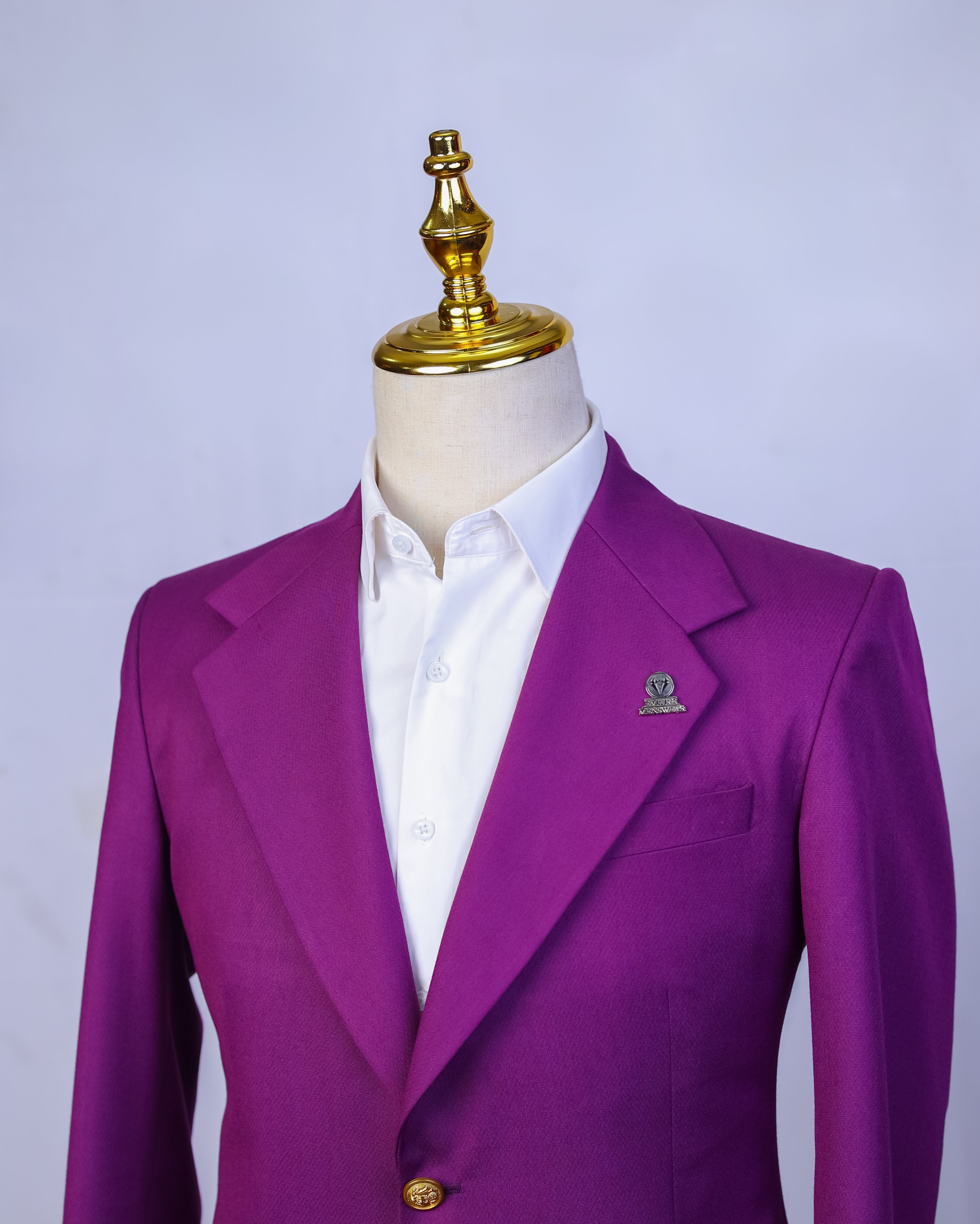 Rich Purple Single Breasted