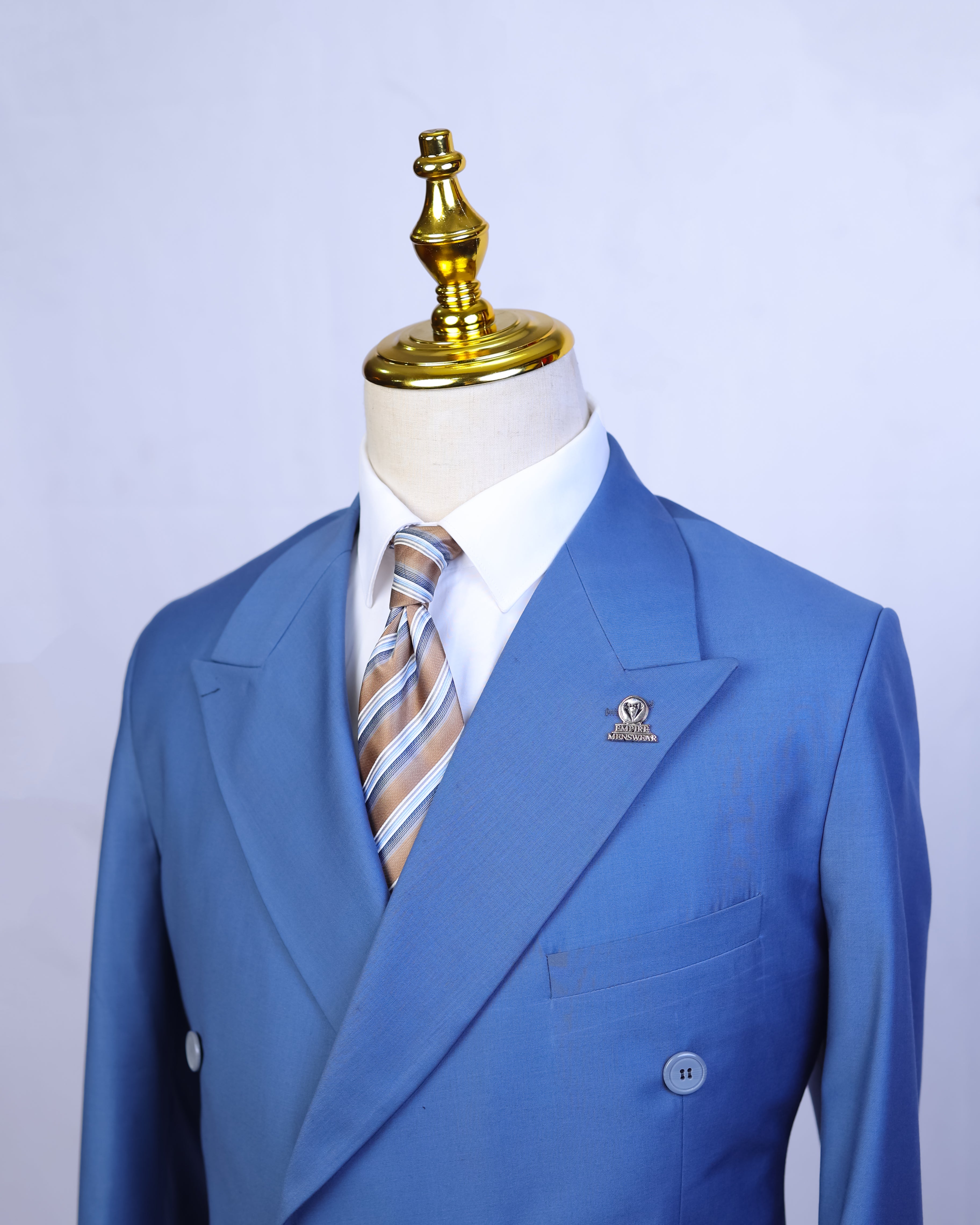 Classic Royal Blue Double Breasted