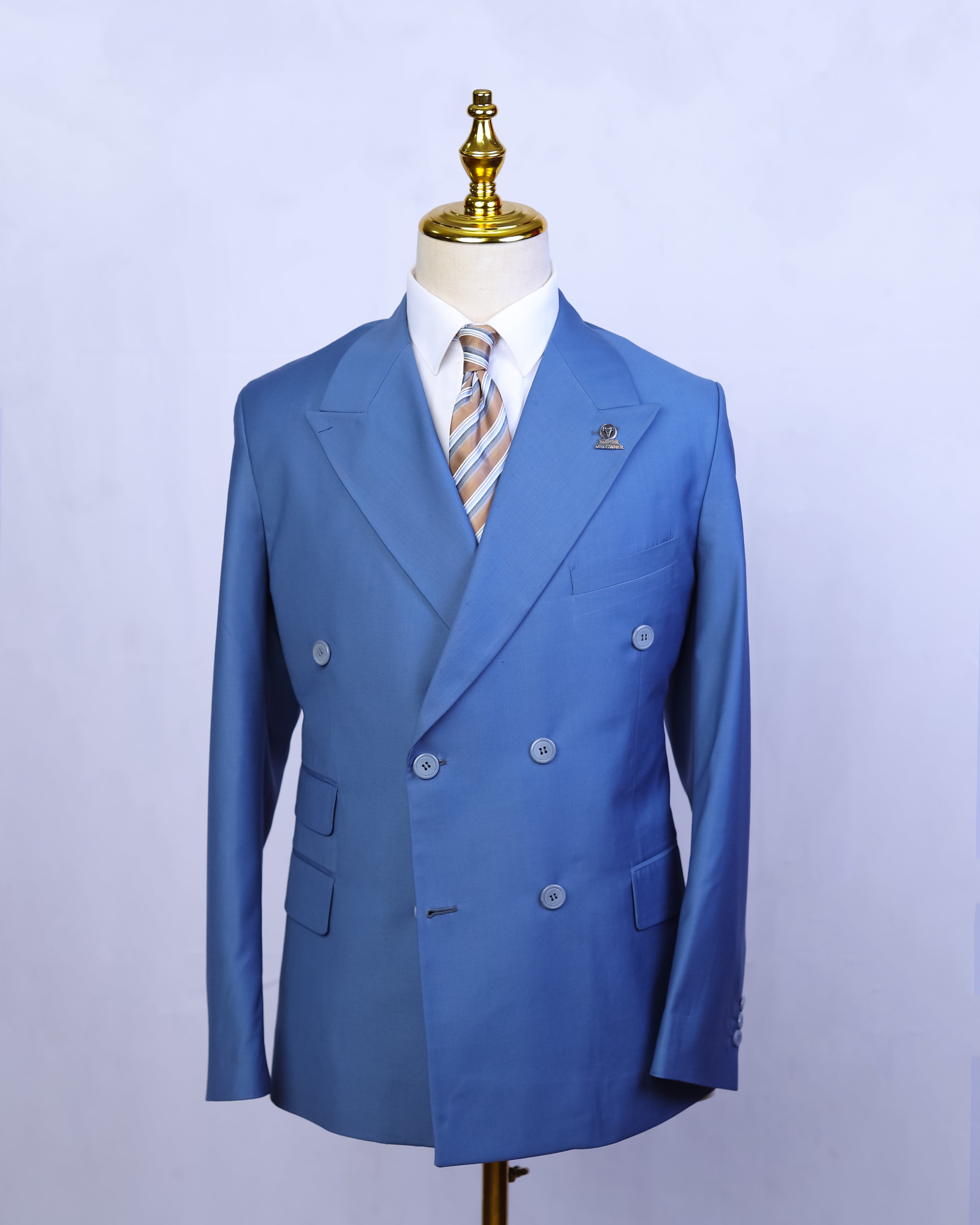 Classic Royal Blue Double Breasted