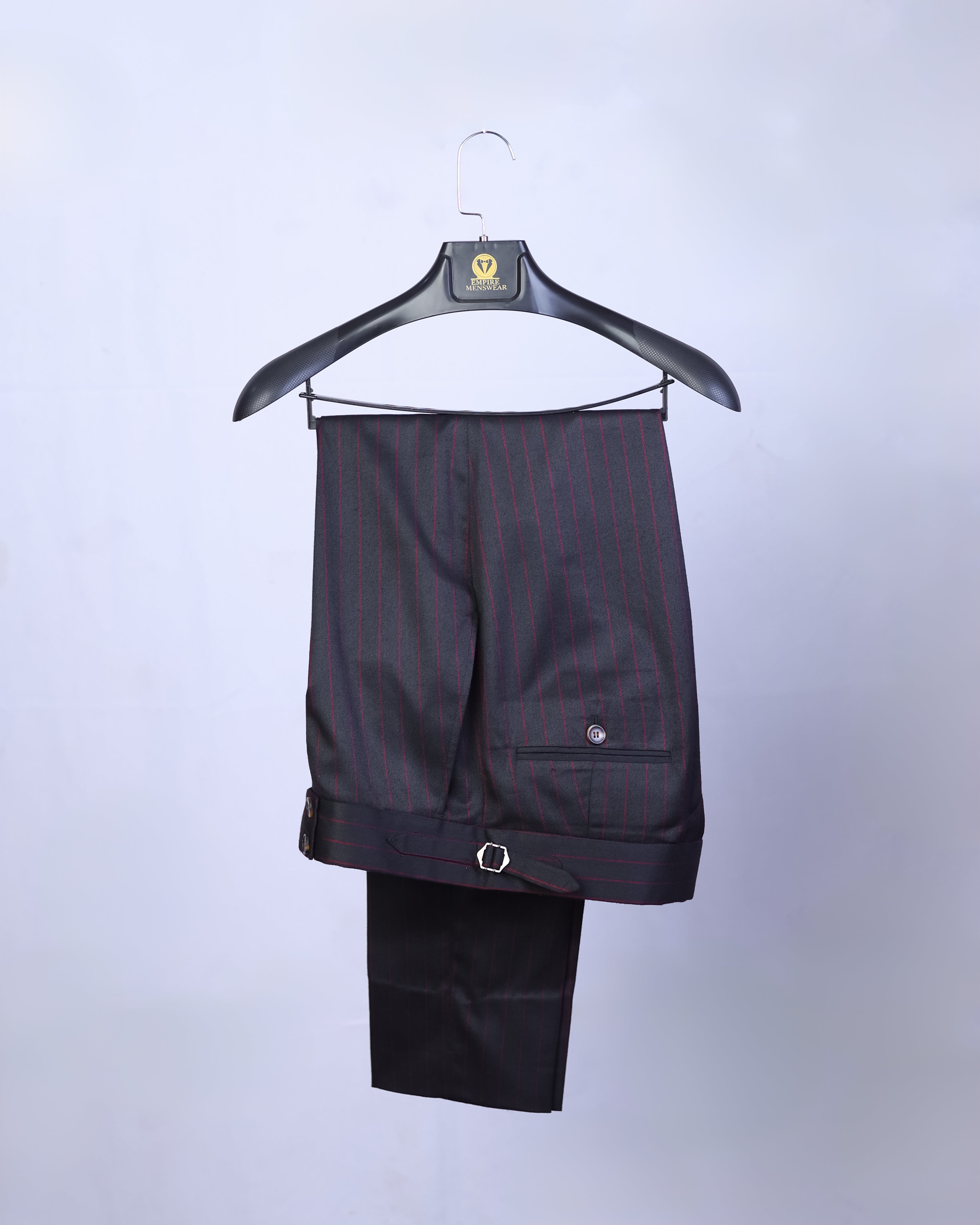 Fine Red Pinstripes Single Breasted