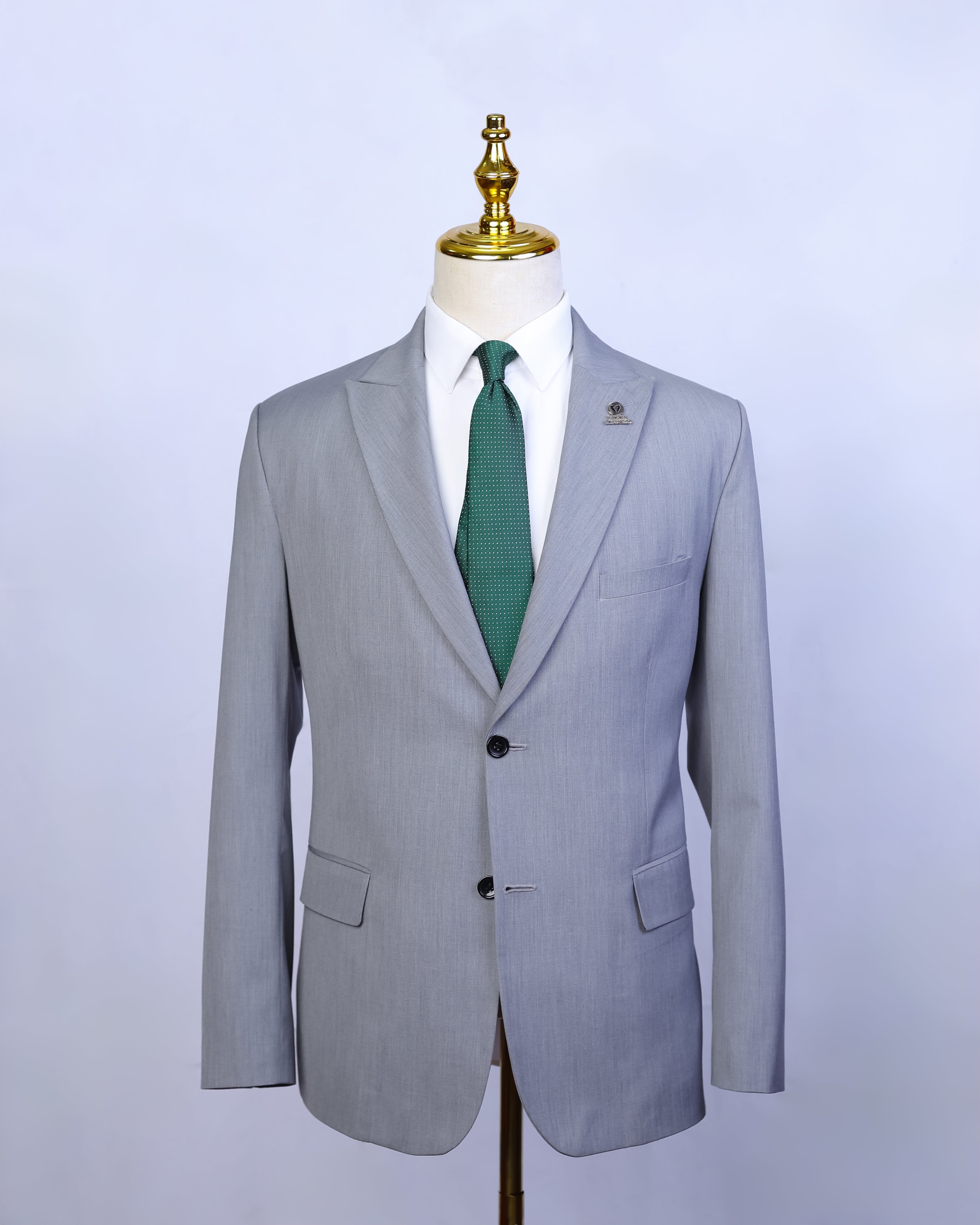 Light Grey Single Breasted