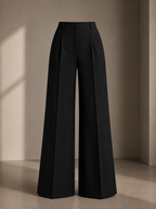 Asymmetric Power Suit Set – Black