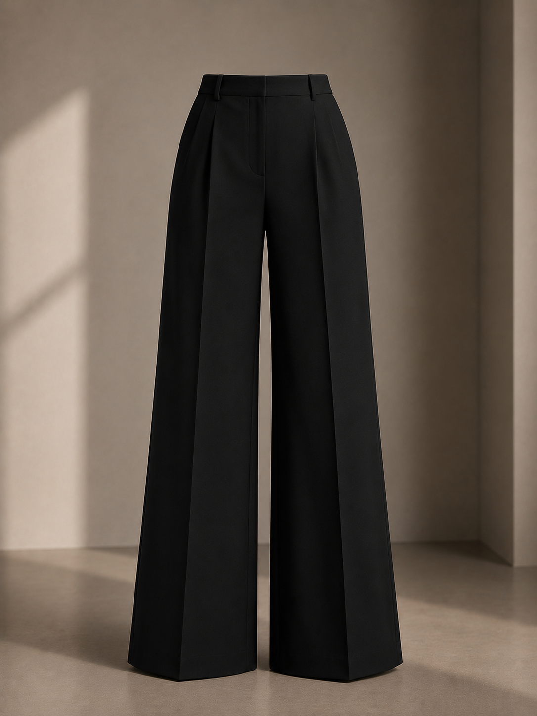 Asymmetric Power Suit Set – Black