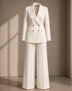 Celeste Double-Breasted Suit