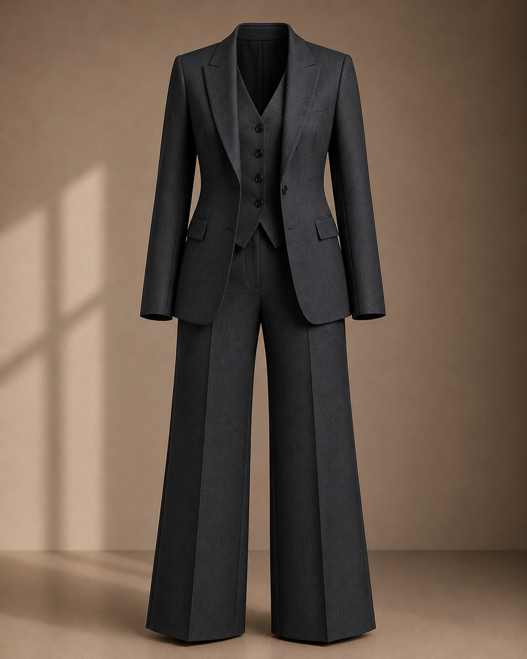 Royale Executive Longline Blazer – Charcoal Grey