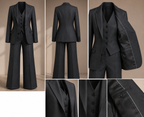 Royale Executive Longline Blazer – Charcoal Grey