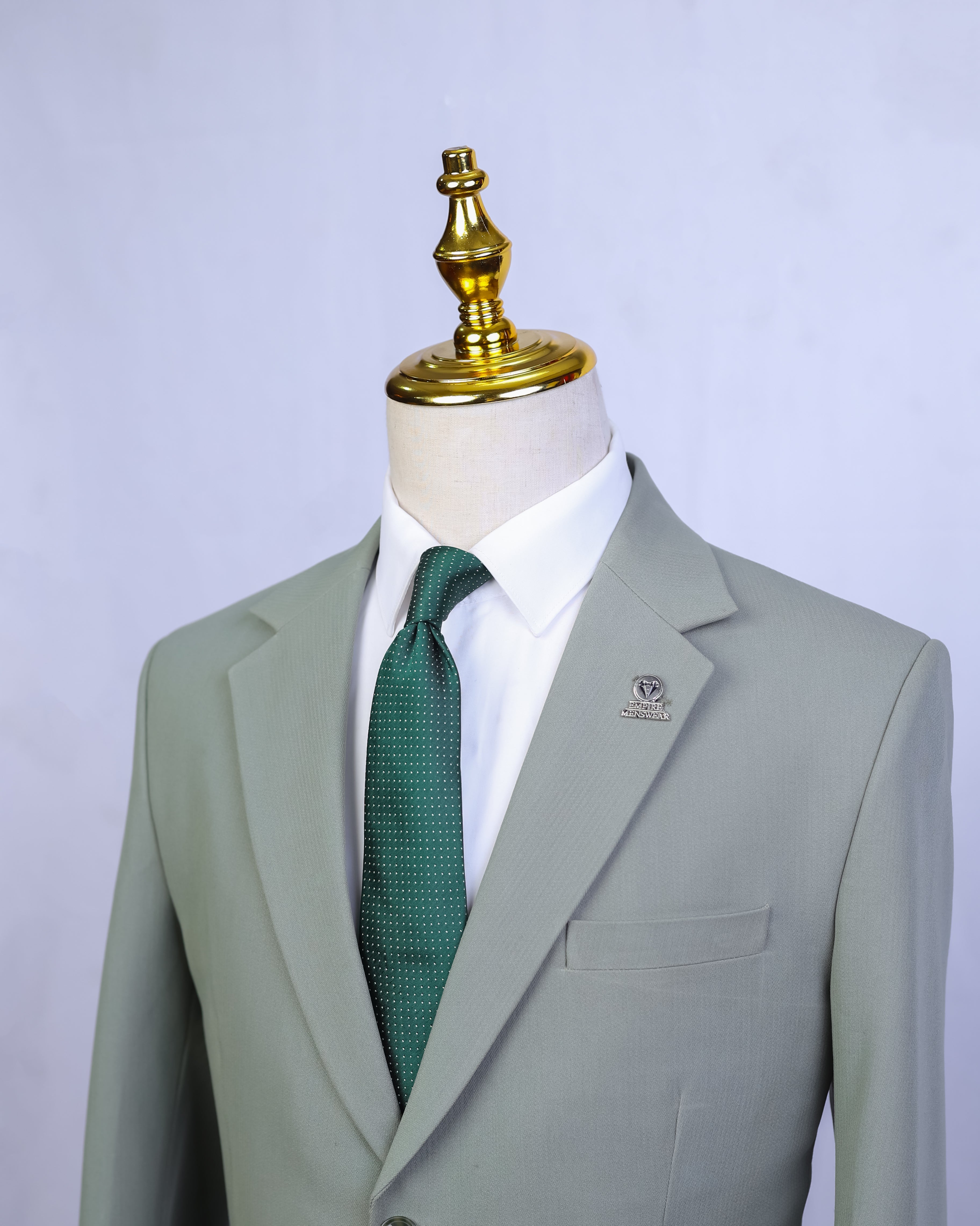 Sage Green Single Breasted