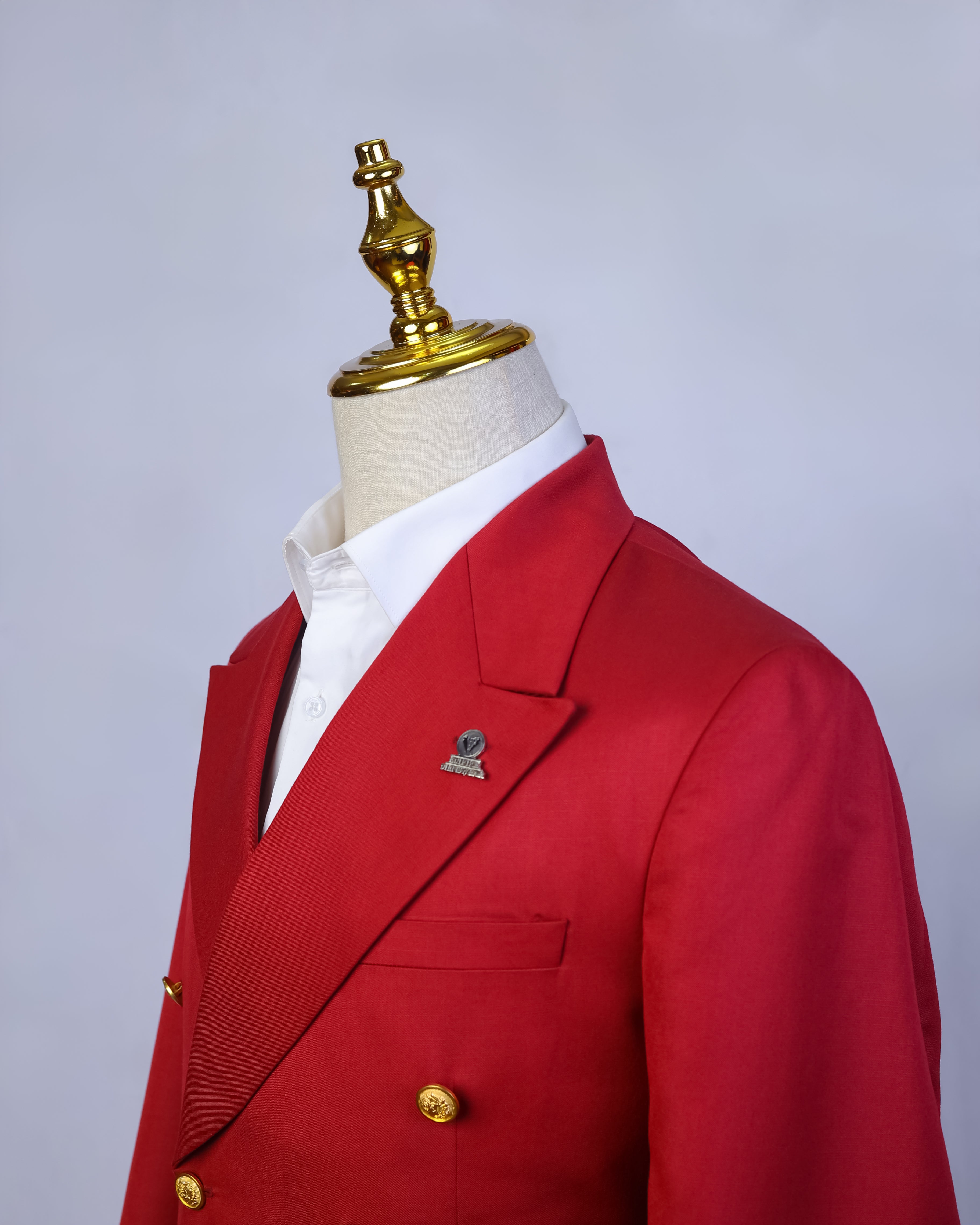 Deep Red Double Breasted