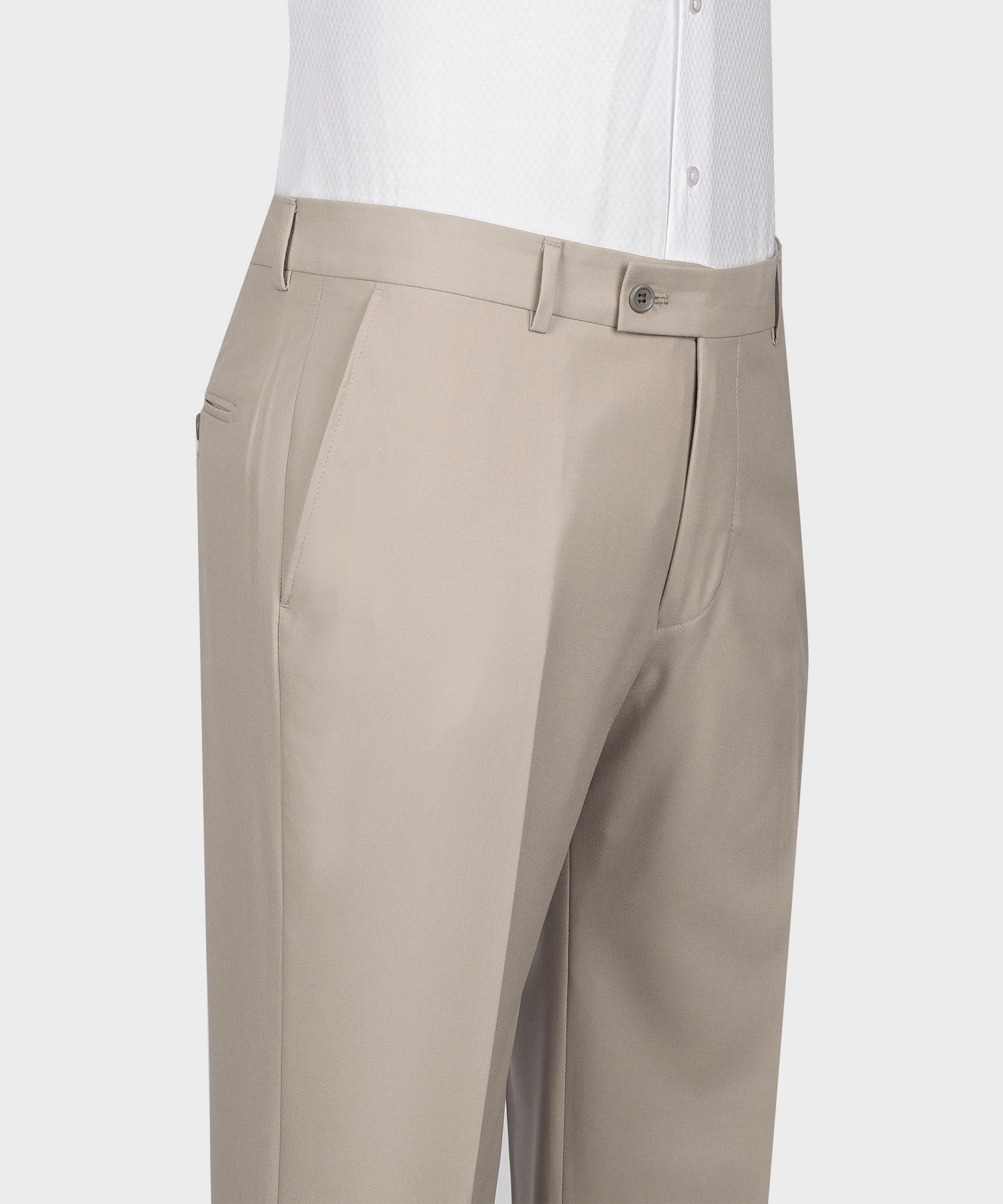 Beige Double Breasted Tuxedo