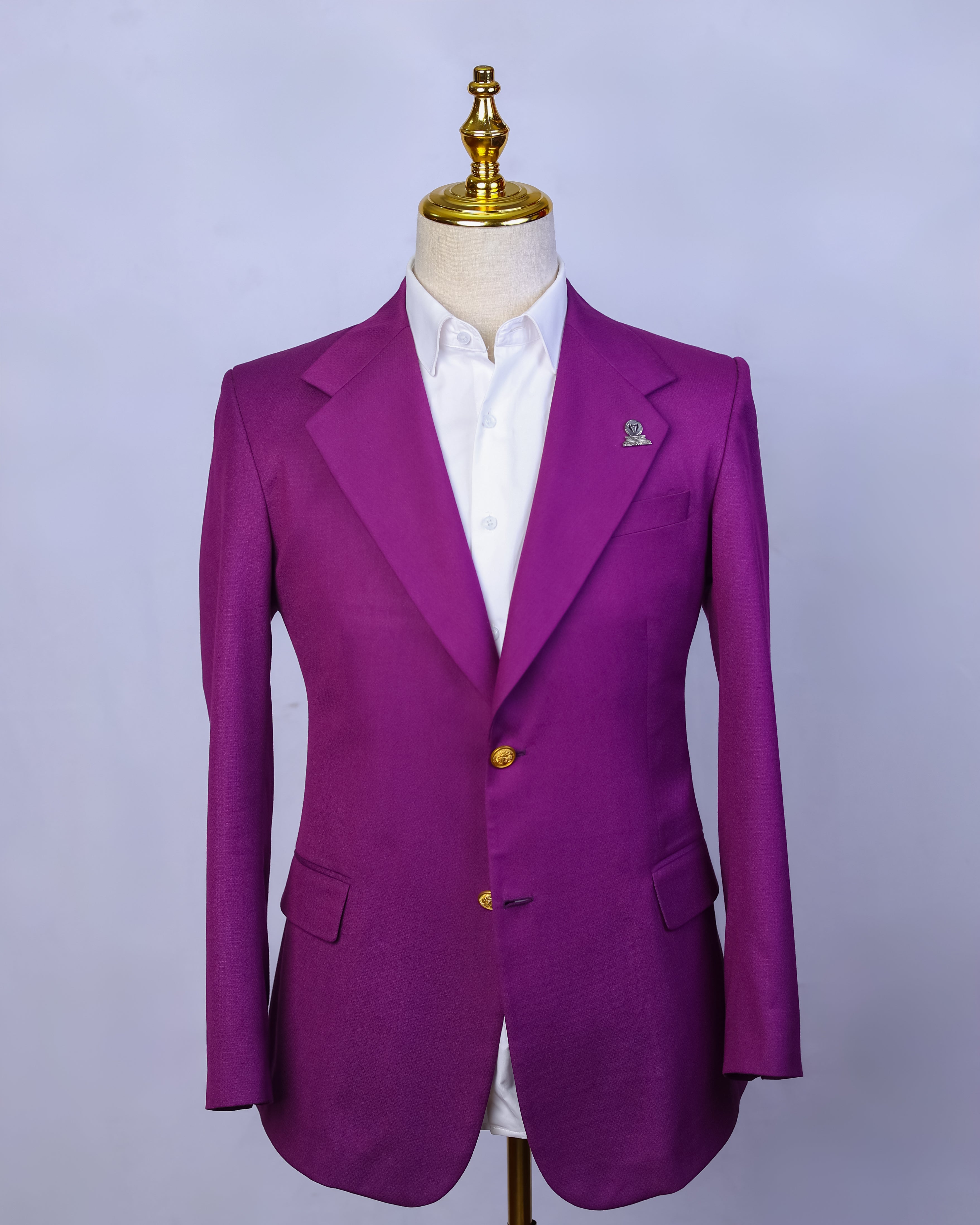 Rich Purple Single Breasted