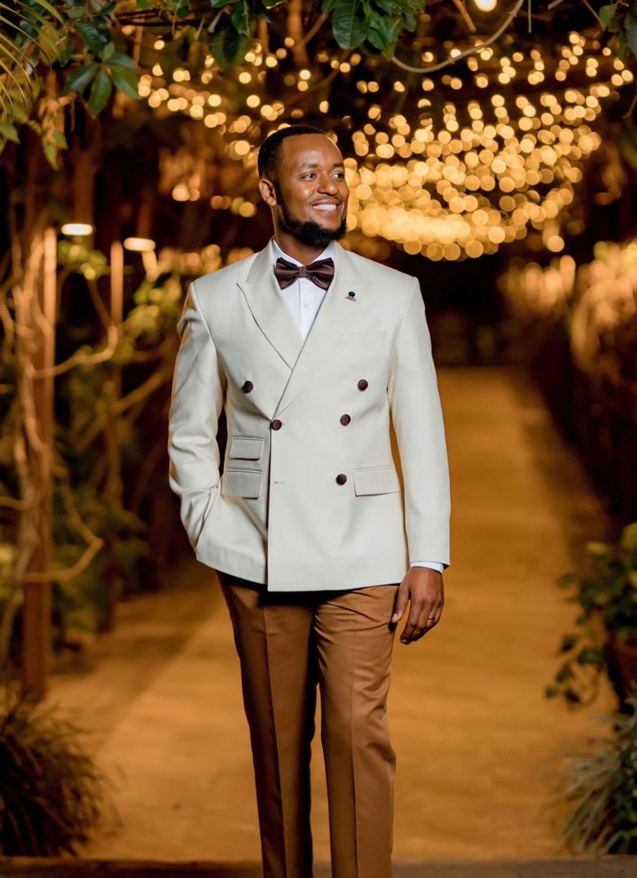 Soft Cream Double Breasted