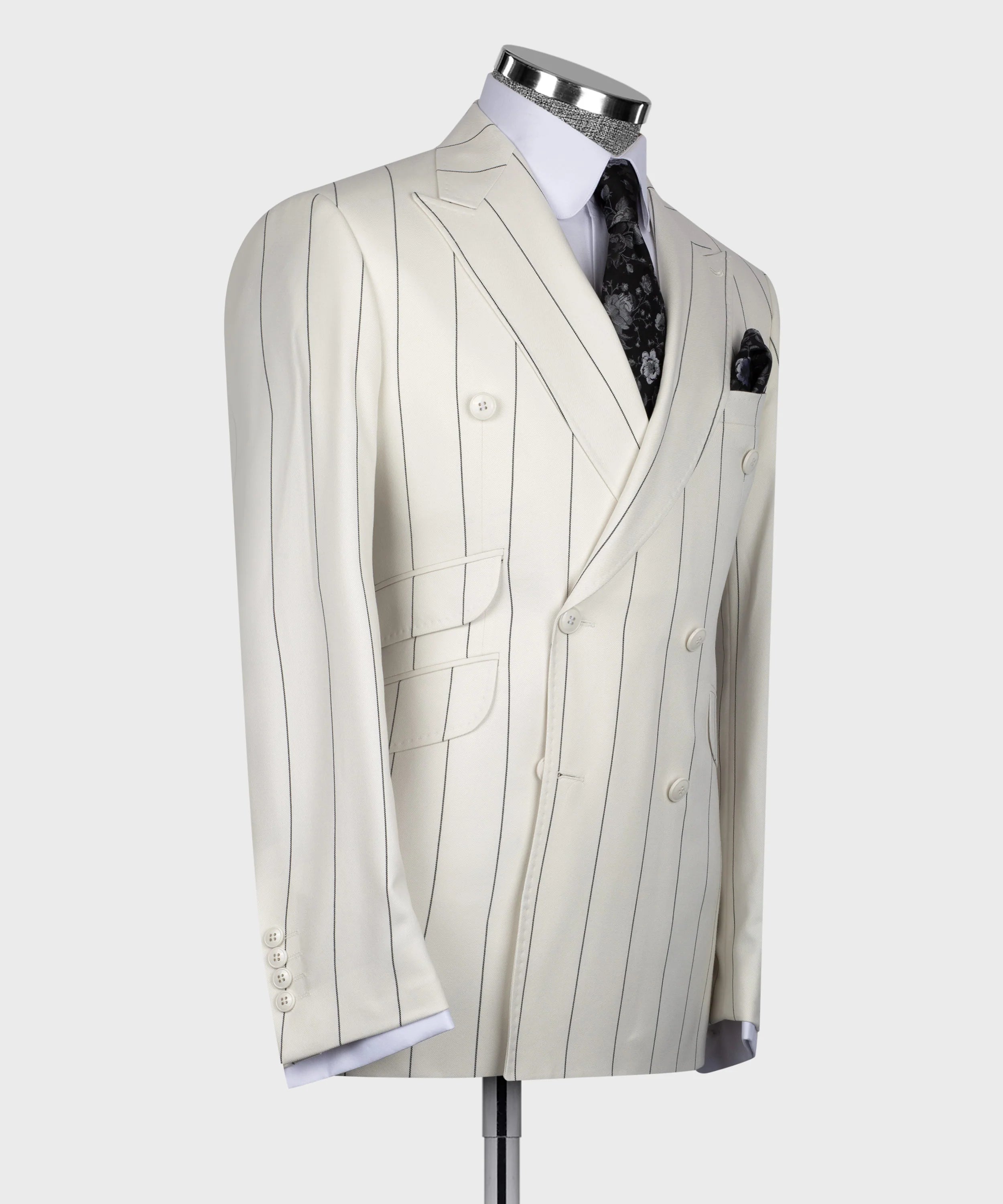 Bold Striped Suit