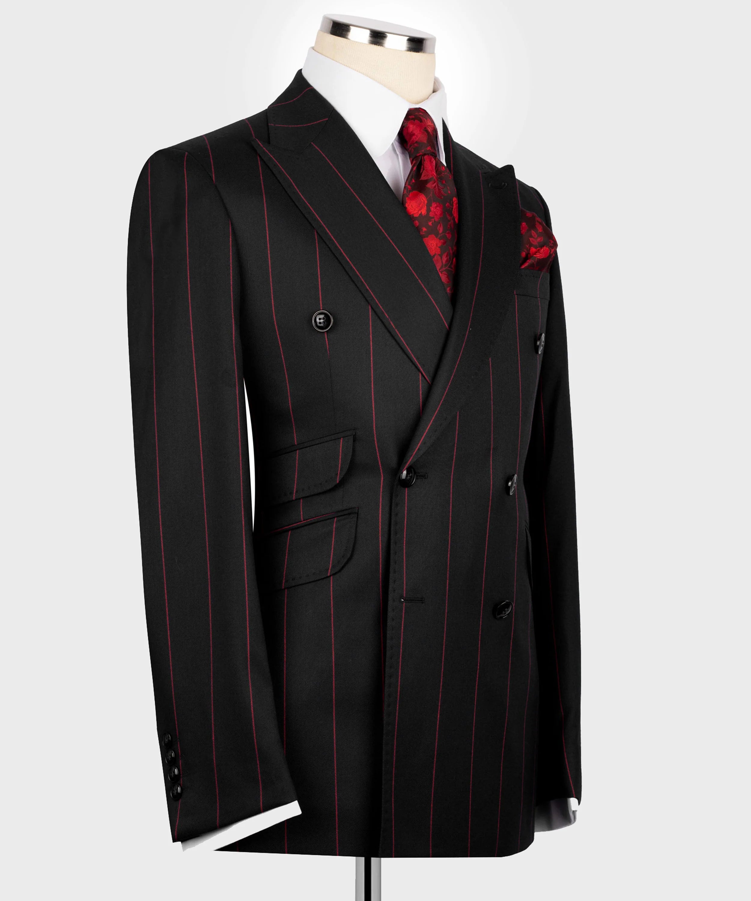 Bold Striped Suit