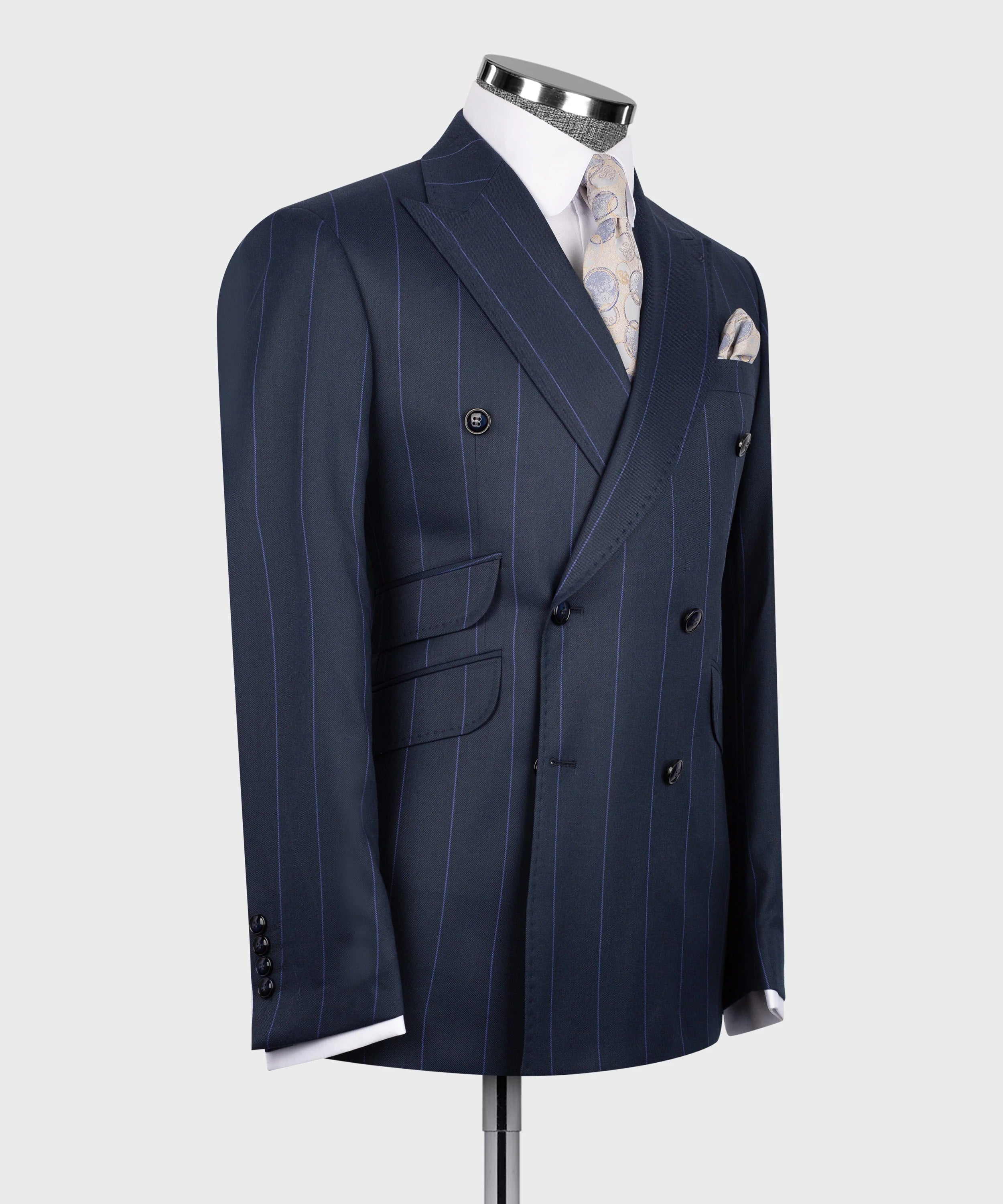 Bold Striped Suit
