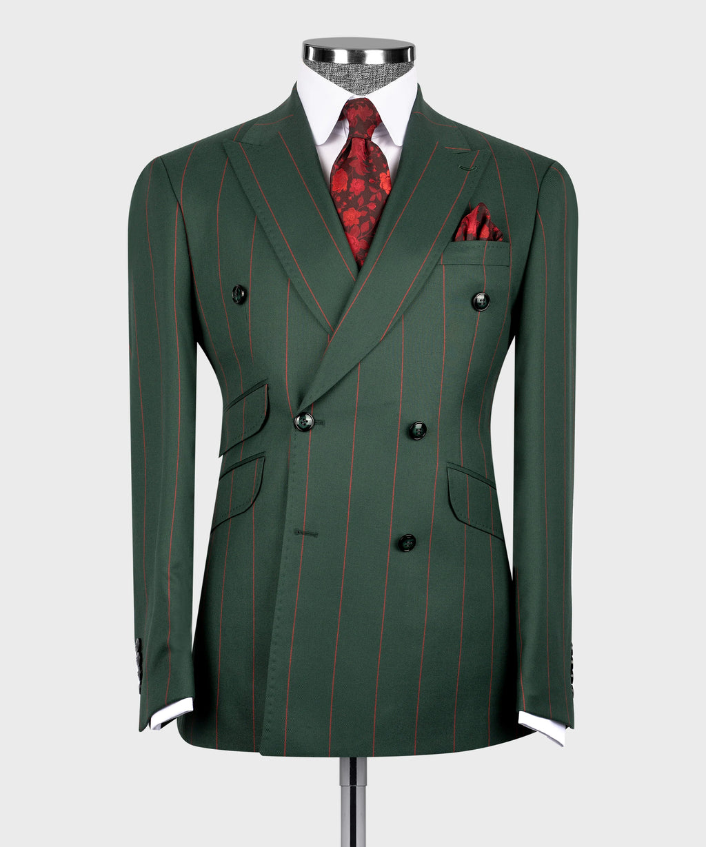 Bold Striped Suit