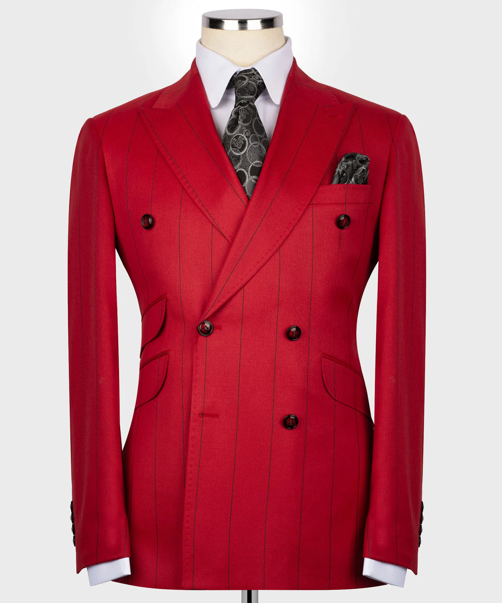 Bold Striped Suit
