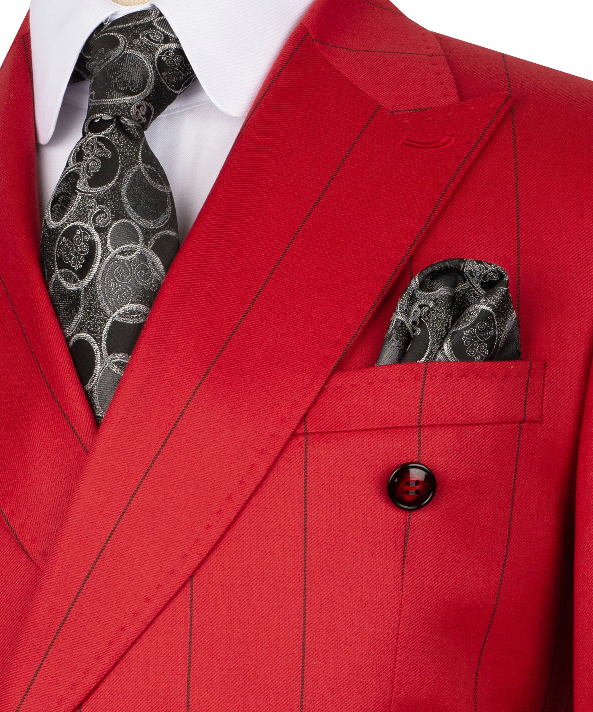 Bold Striped Suit