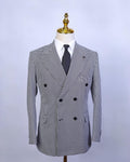 Wide lapel striped Suit